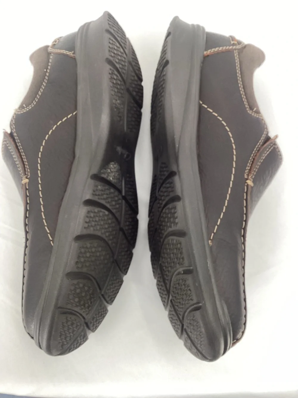 Clarks Men’s Cotrell Slip-On Loafers in Dark Brown Leather